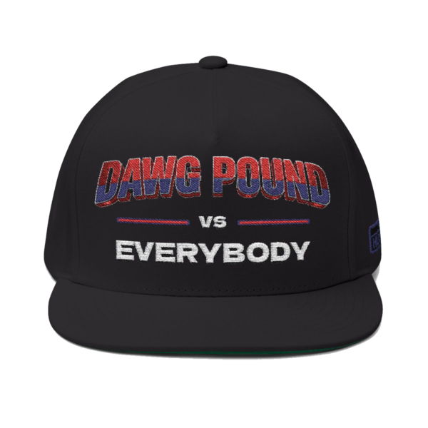 Detroit Dawg Pound Flat Bill - Heritage v11