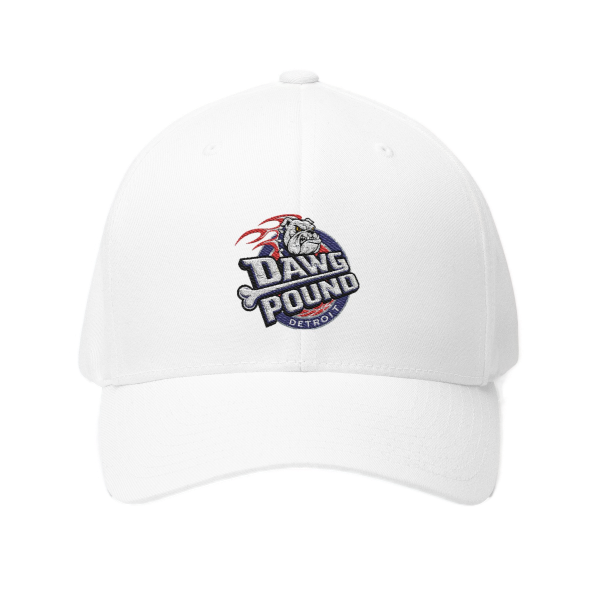 Detroit Dawg Pound FlexFit Fitted Hat - Heritage v9