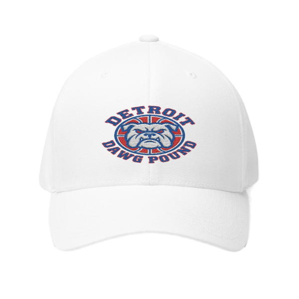 Detroit Dawg Pound FlexFit Fitted Hat - Originals v9